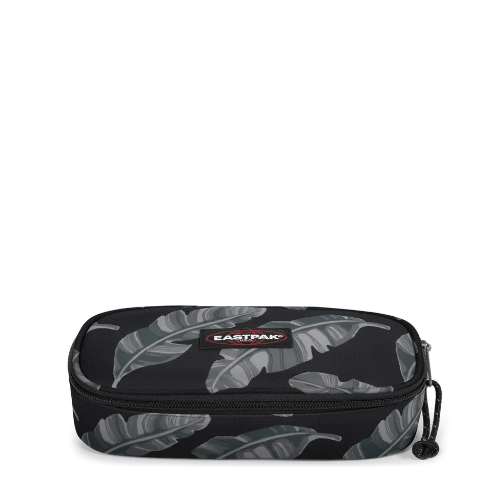 eastpak-oval-single-estuche-22-cm-brize-leaves-black image 1