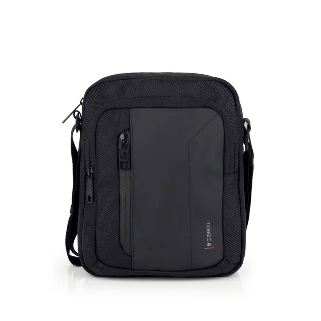 gabol-bandolera-grande-aston-negro-20x25x8-cm-material-reciclado-impermeable image 1
