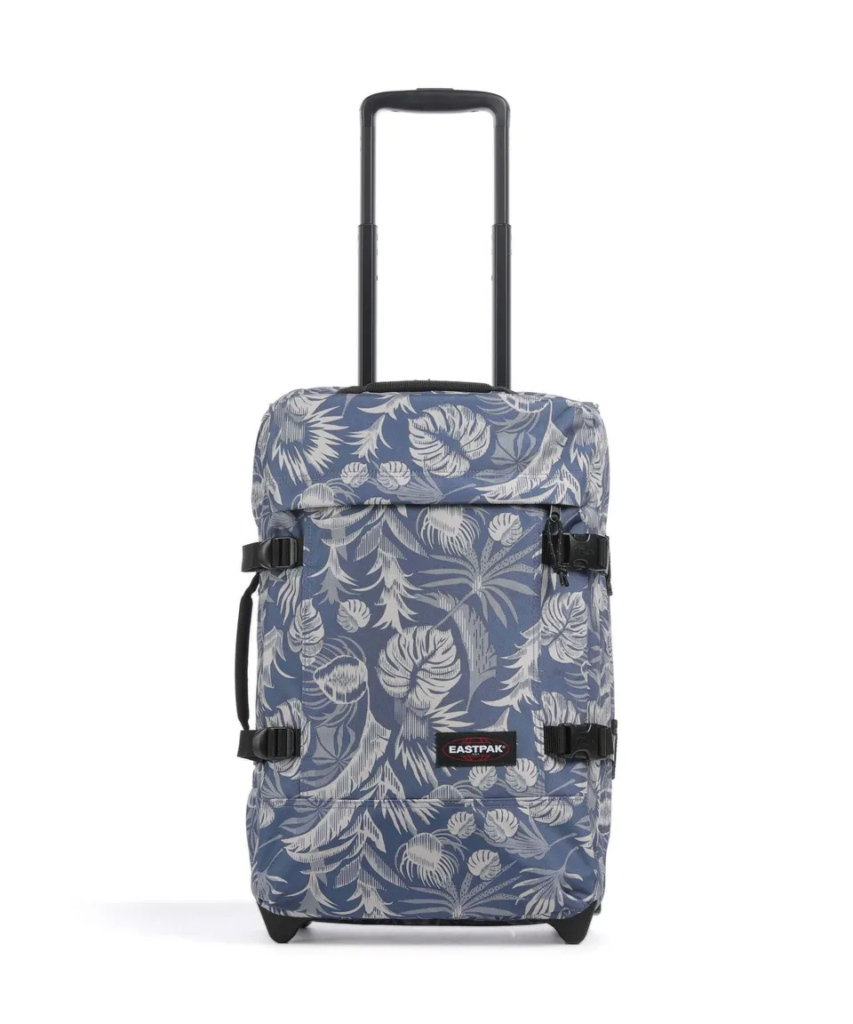eastpak-tranverz-s-brize-blue-beige-equipaje-de-mano-con-candado-tsa-y-2-ruedas image 1