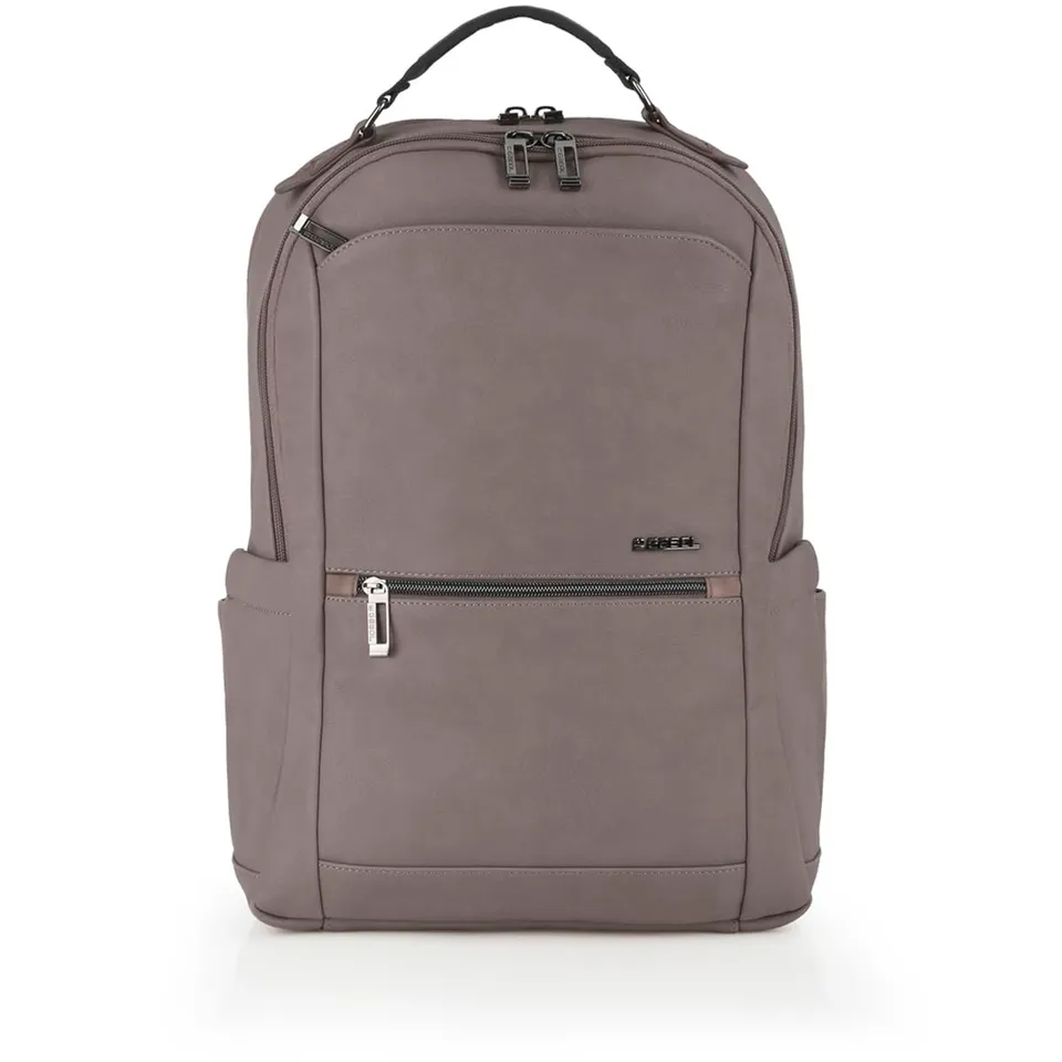 gabol-mochila-port-til-15-6-link-14l-piel-sint-tica-beige-con-acople-a-maleta image 1