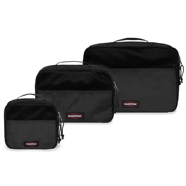 eastpak-hollis-set-de-3-cubos-de-viaje-peque-o-mediano-grande-negro image 1