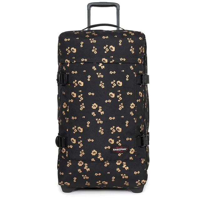eastpak-tranverz-l-maleta-121l-79x40x33-cm-flower-shine-black-negro image 1