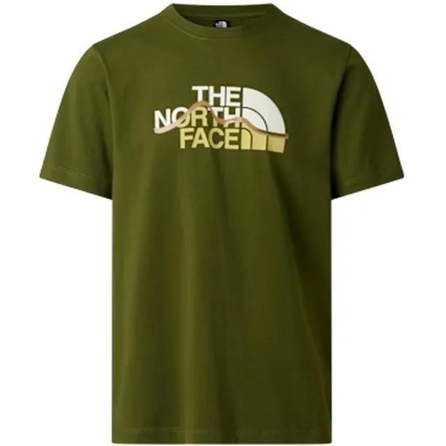 the-north-face-camiseta-gr-fica-mountain-line-hombre image 1