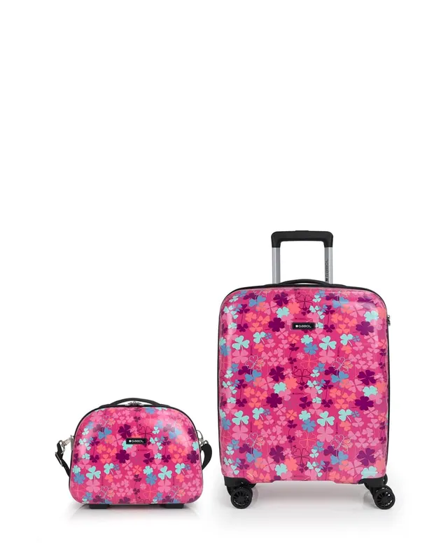 gabol-set-de-maleta-de-cabina-y-neceser-clover-2-piezas-con-ruedas-dobles-y-cerr image 1
