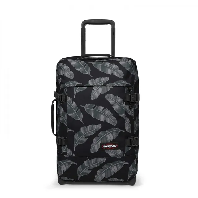 eastpak-tranverz-s-maleta-de-cabina-42-l-51-cm-negro-brize-leaves-black-equipaje image 1