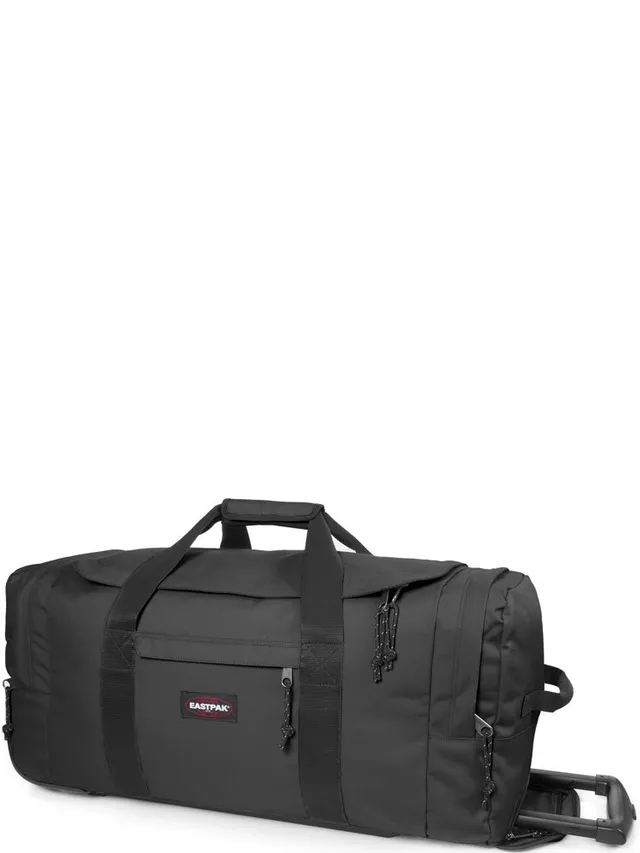 eastpak-leatherface-m-bolsa-de-viaje-con-ruedas-61l-negro-equipaje-de-cabina image 1