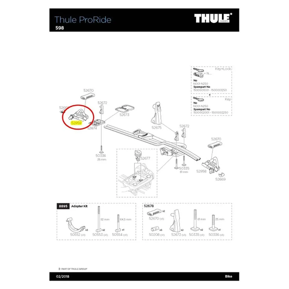 thule-proride-598-soporte-de-rueda-trasero-accesorio-para-portabicicletas image 1