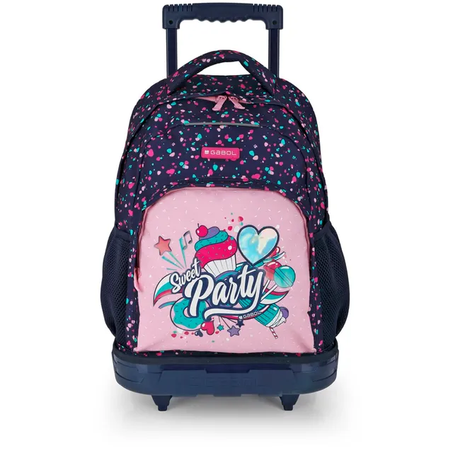 gabol-mochila-escolar-con-ruedas-desmontable-party-34x46x20-cm-azul-marino image 1