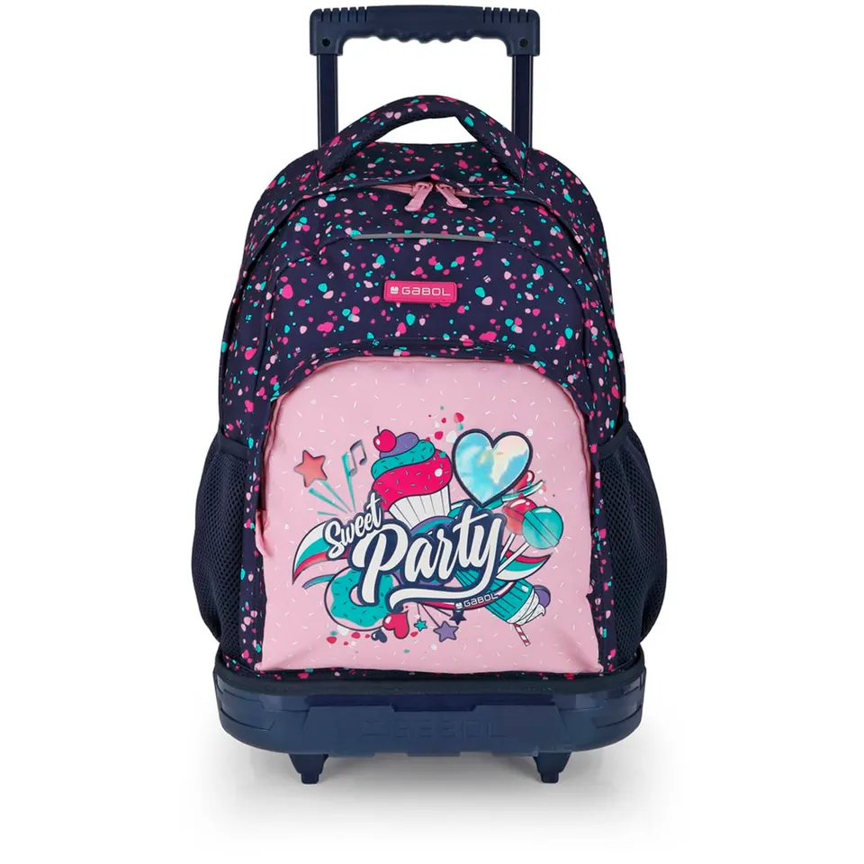 gabol-mochila-escolar-con-ruedas-desmontable-party-34x46x20-cm-azul-marino image 1