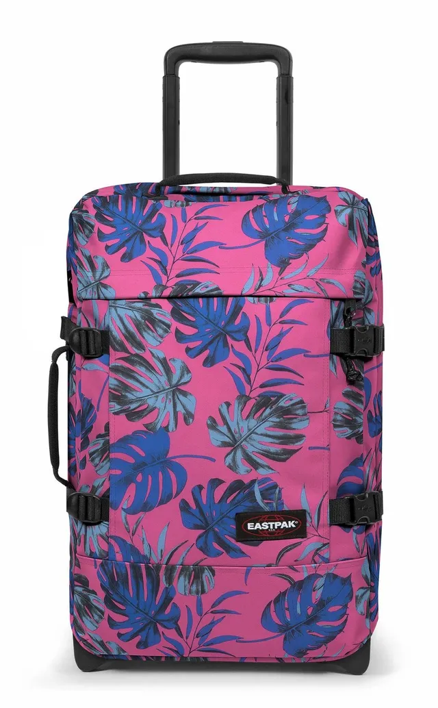 eastpak-tranverz-s-maleta-de-cabina-42l-poli-ster-rosa-brize-monstera-pink-51-cm image 1