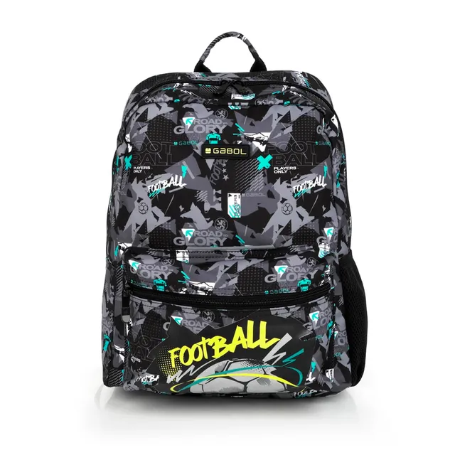 gabol-score-mochila-escolar-adaptable-a-carro-30x40x12-cm-negro image 1