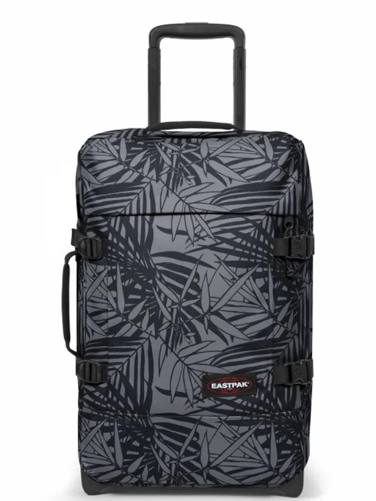 eastpak-tranverz-s-maleta-de-cabina-42-l-negro-leaves-black image 1