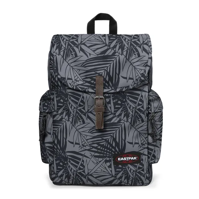 eastpak-austin-mochila-18-l-con-funda-para-port-til-15-negro-leaves-black image 1