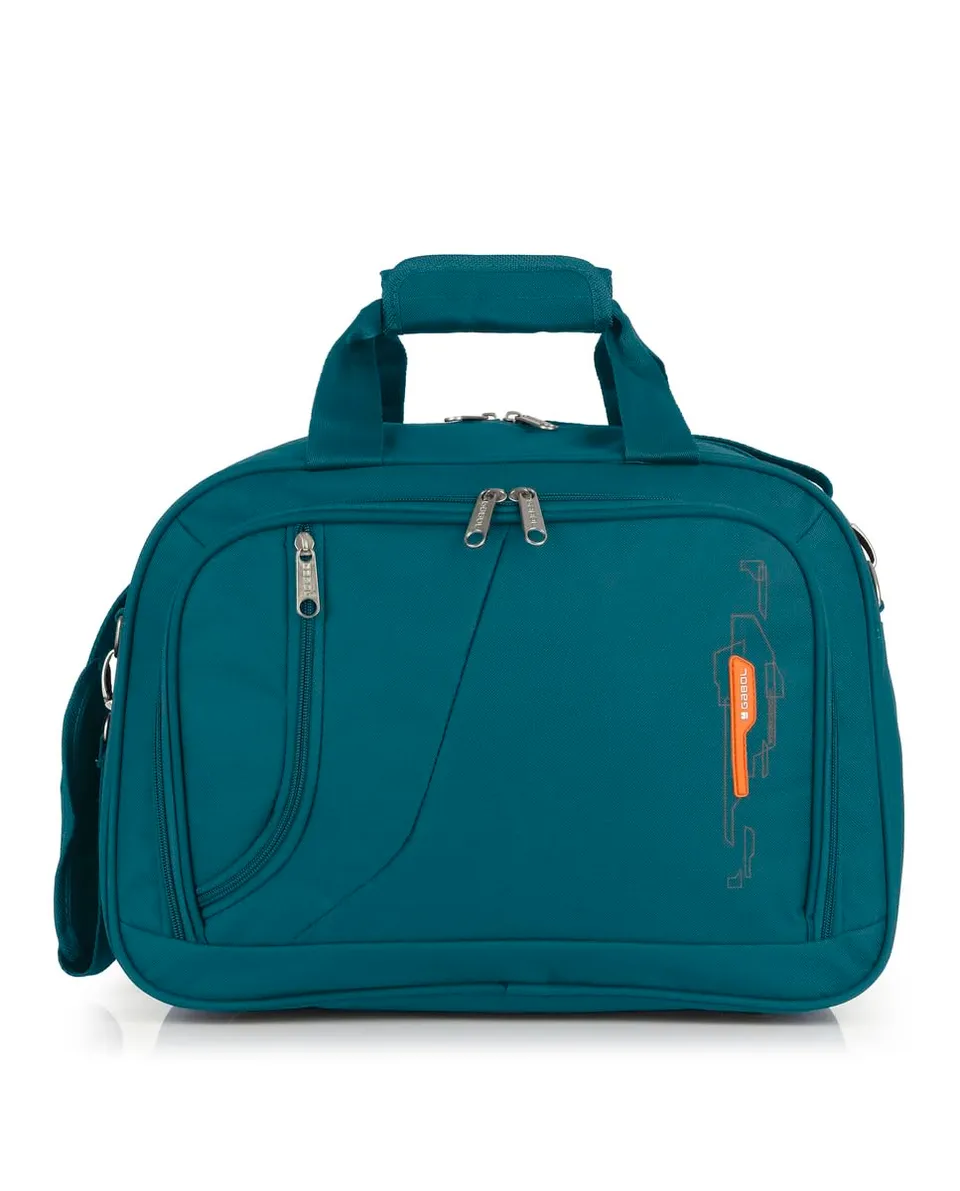 gabol-week-eco-bolso-de-viaje-mediano-27l-turquesa-pet-reciclado-acople-a-carro- image 1