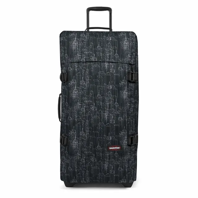 eastpak-tranverz-l-maleta-de-viaje-121-l-negro-black-blocks image 1