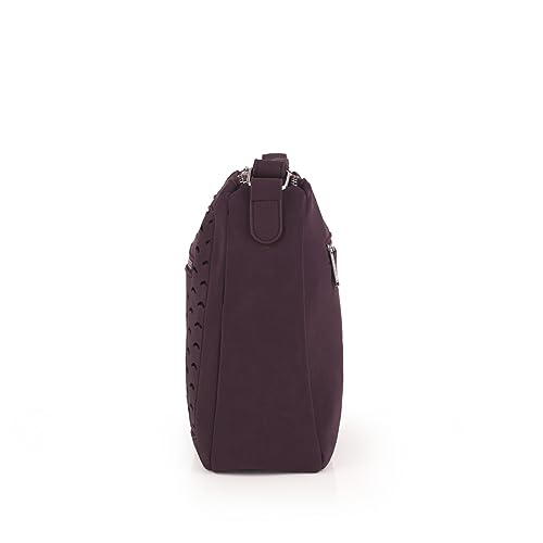 gabol-tha-s-bolso-bandolera-de-piel-sint-tica-burdeos-con-2-compartimentos-33x24 image 8