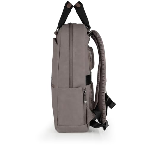 gabol-link-mochila-para-port-til-15-6-13-4l-piel-sint-tica-beige-estilo-urbano image 8