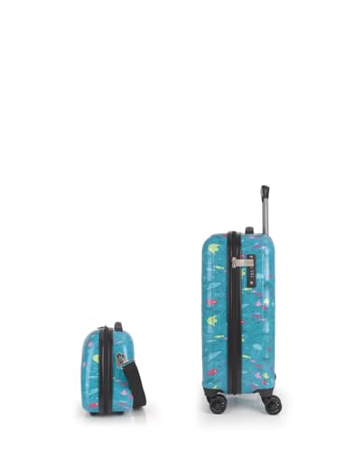 gabol-set-de-maleta-de-cabina-y-neceser-acqua-con-estampado-marino image 8