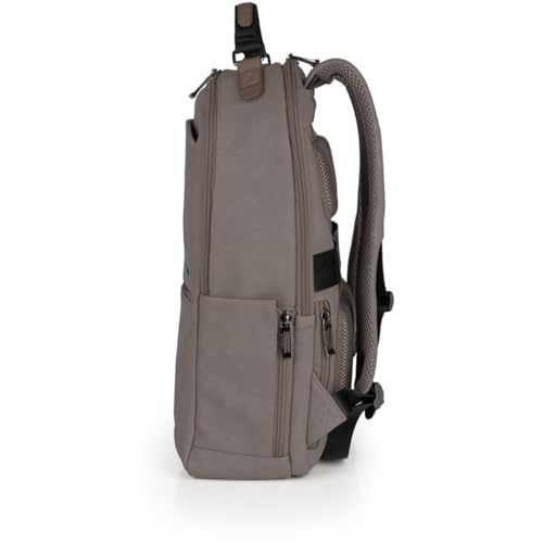 gabol-mochila-port-til-15-6-link-14l-piel-sint-tica-beige-con-acople-a-maleta image 8
