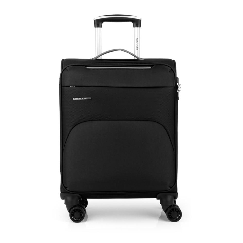 gabol-zambia-maleta-de-cabina-55-cm-31-litros-2-6-kg-color-negro-asa-multiposici image 1