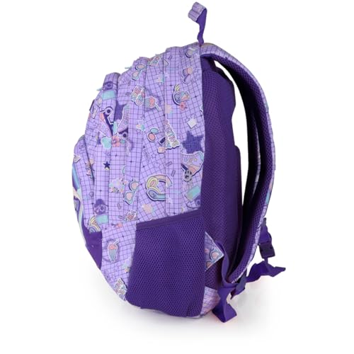 gabol-funny-mochila-escolar-3-compartimentos-15-6-lila image 8