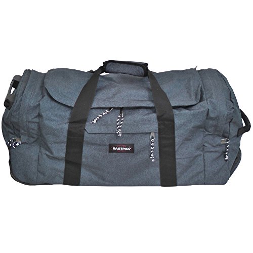 eastpak-leatherface-m-bolsa-de-viaje-con-ruedas-61l-negro-equipaje-de-cabina image 5