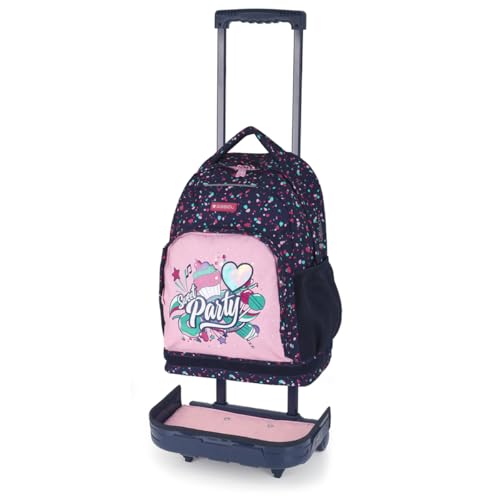 gabol-mochila-escolar-con-ruedas-desmontable-party-34x46x20-cm-azul-marino image 7