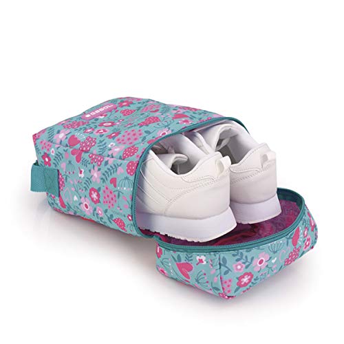 gabol-wendy-zapatillero-con-rejilla-transpirable-azul-y-rosa image 8