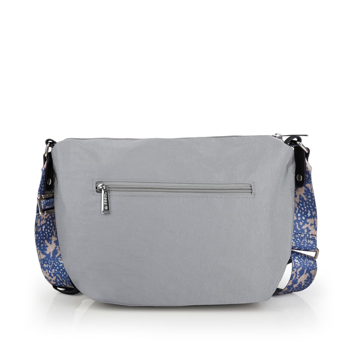 gabol-bolso-media-luna-luz-de-nylon-y-piel-sint-tica-gris image 3