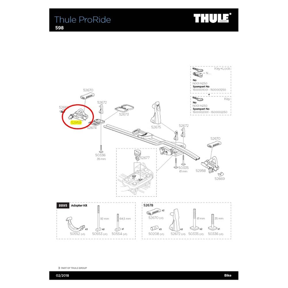 thule-proride-598-soporte-de-rueda-trasero-accesorio-para-portabicicletas image 1