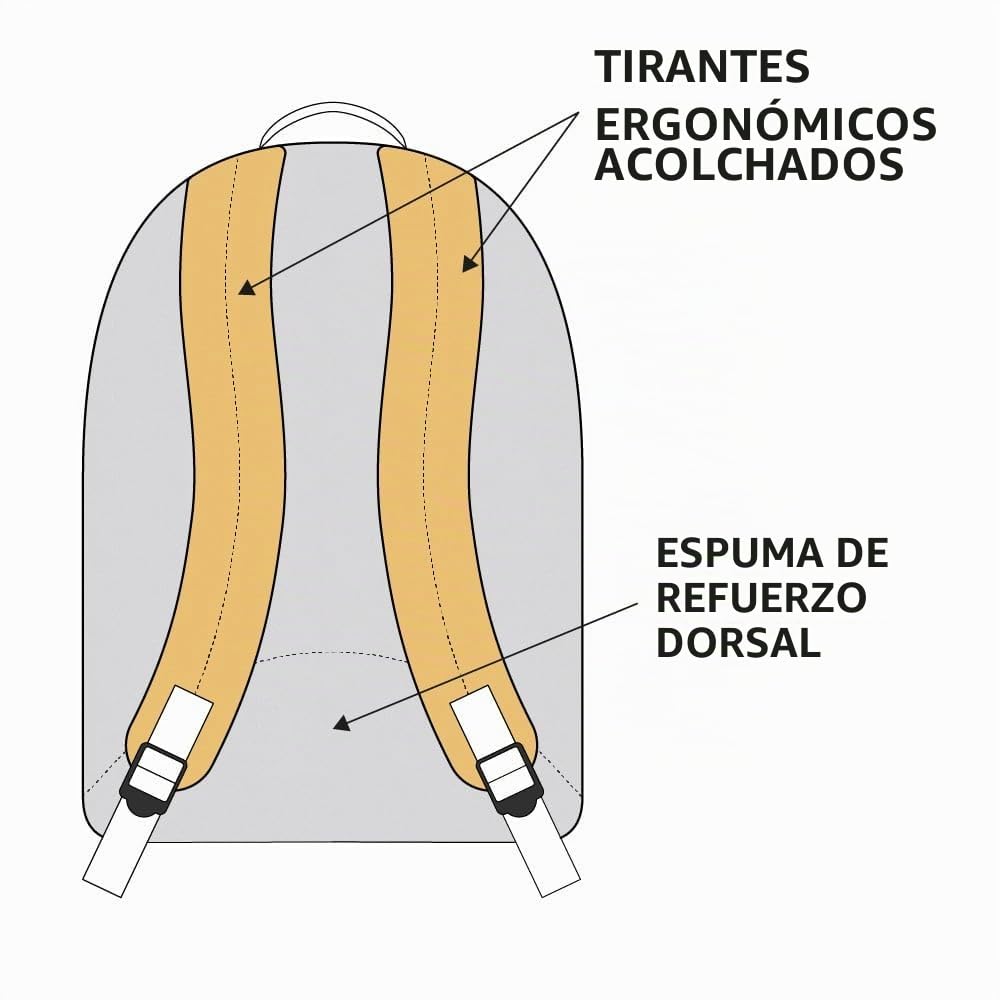 eastpak-padded-pak-r-clouds-black-mochila-mediana image 6