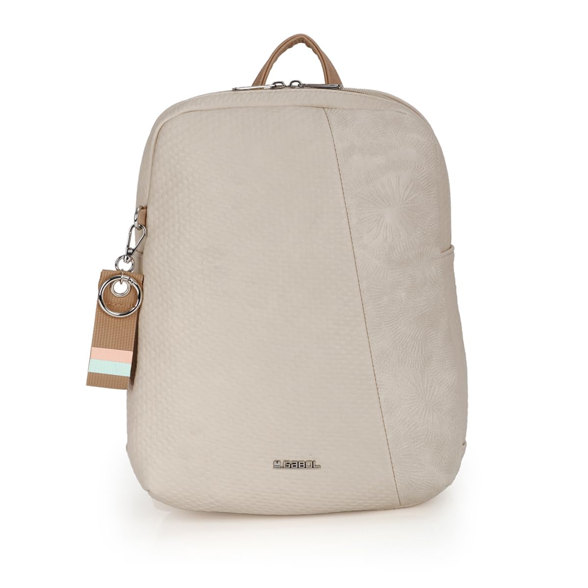 gabol-mochila-muriel-de-piel-sint-tica-beige image 1