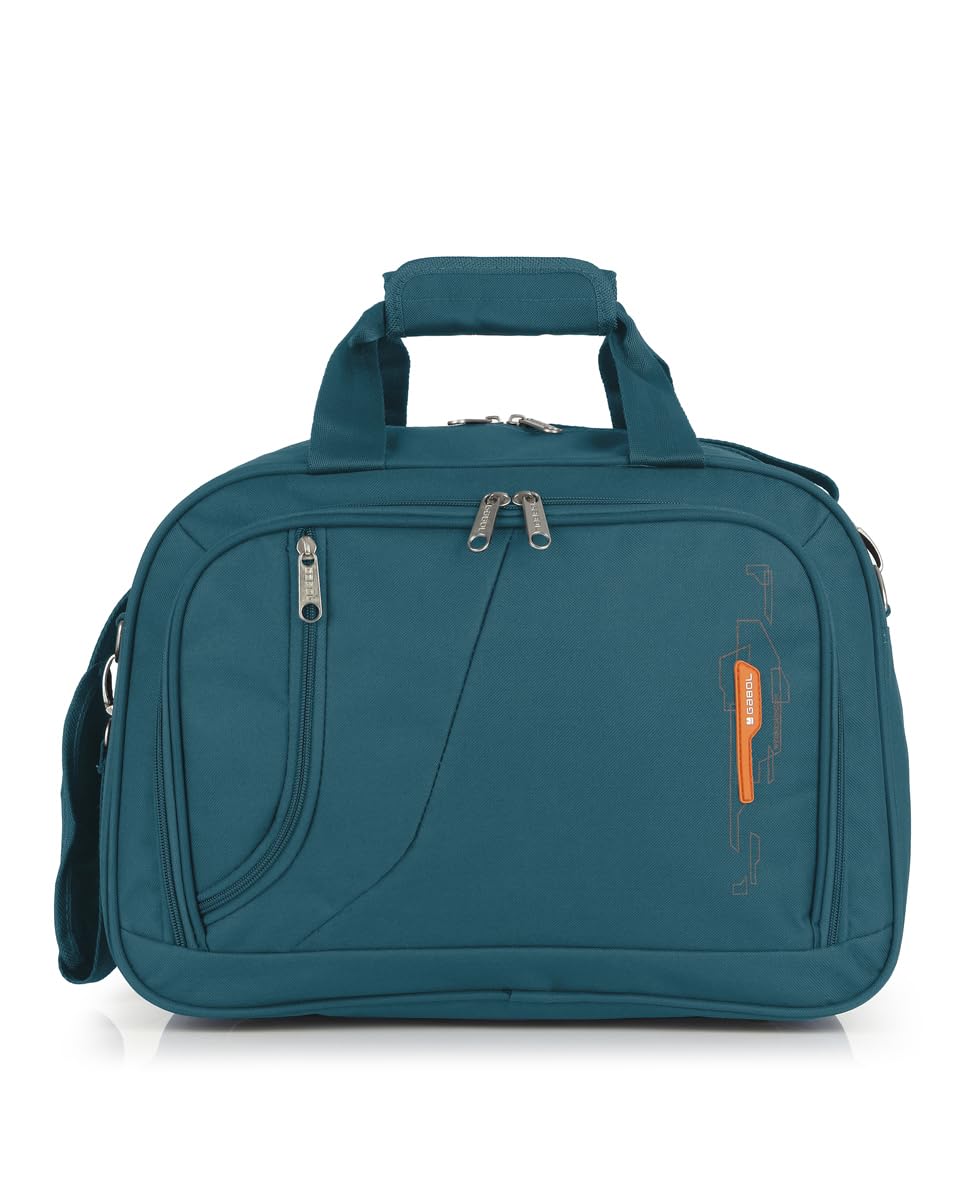 gabol-week-eco-bolso-de-viaje-mediano-27l-turquesa-pet-reciclado-acople-a-carro- image 1