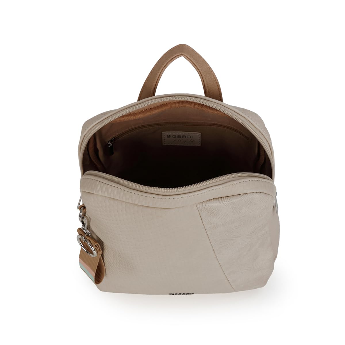gabol-mochila-muriel-de-piel-sint-tica-beige image 4