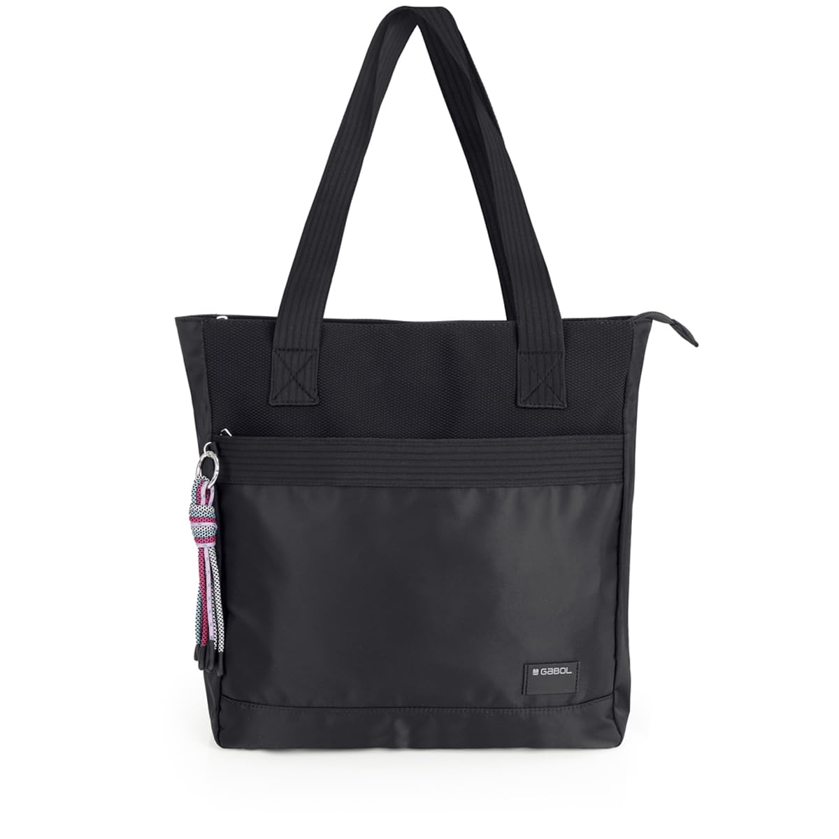 gabol-bolso-shopper-aroa-negro-nylon-resistente-al-agua image 1