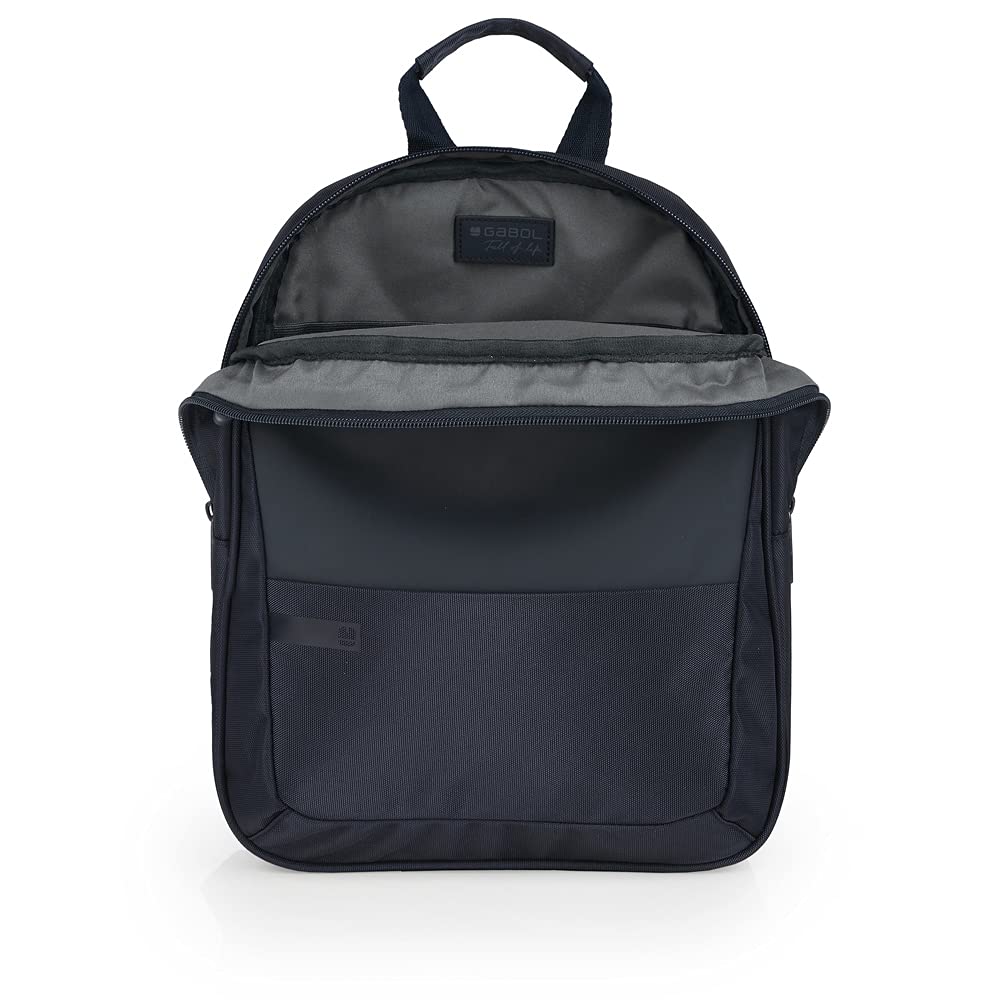 gabol-ready-mochila-azul-nylon-y-piel-sint-tica-resistente-al-agua-para-port-til image 3