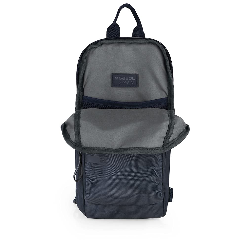 gabol-ready-mochila-bandolera-hombre-azul-peque-o-resistente-al-agua image 4