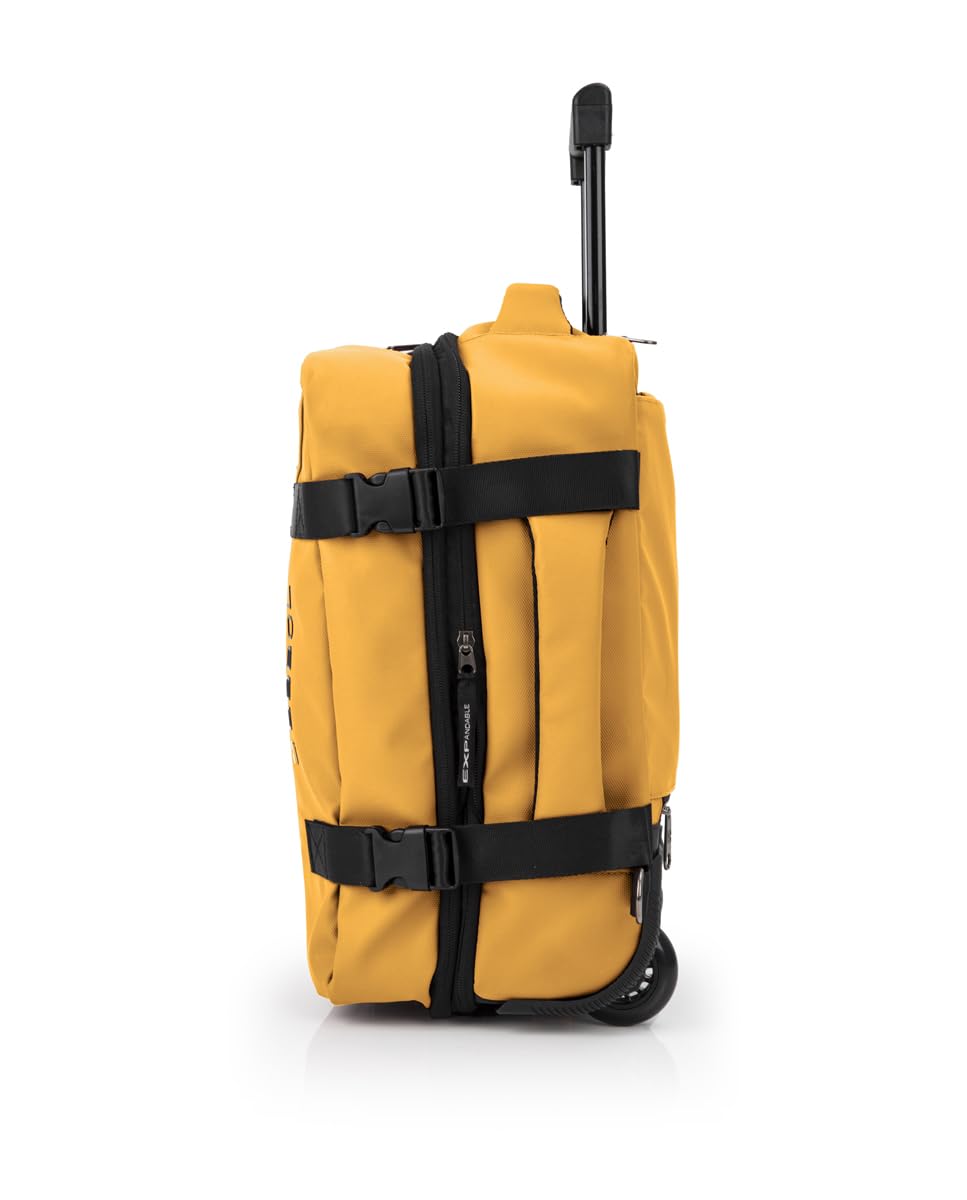 gabol-canada-mochila-con-ruedas-expandible-mostaza-equipaje-de-cabina-underseat- image 2