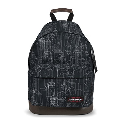 eastpak-wyoming-mochila-24l-negro-mochila-urbana-con-base-de-cuero image 8