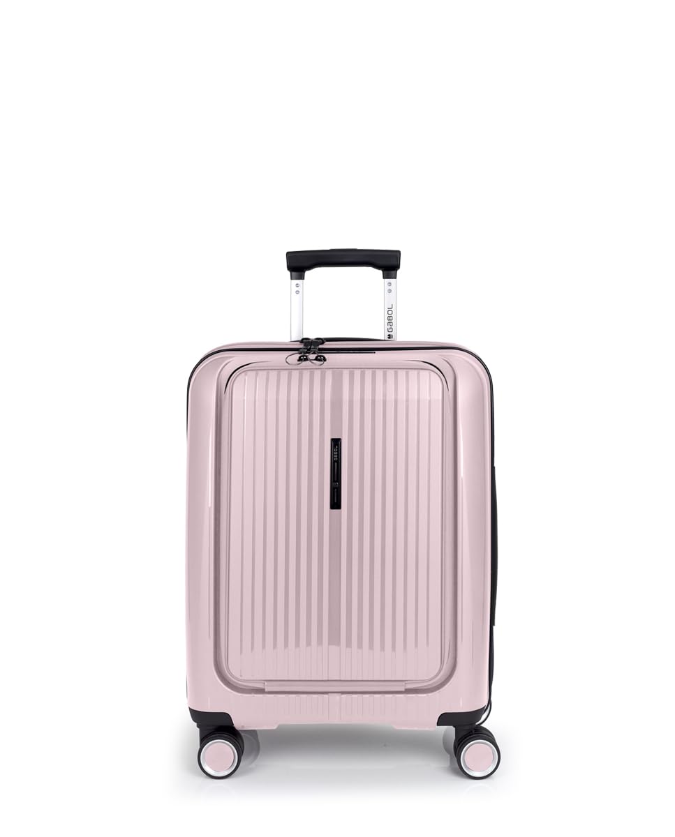 gabol-brooklyn-maleta-de-cabina-r-gida-expandible-55x40x22-25-cm-rosa image 1