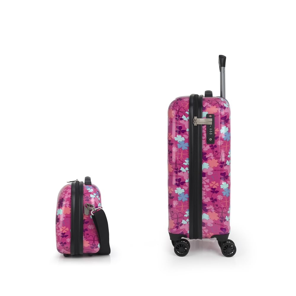 gabol-set-de-maleta-de-cabina-y-neceser-clover-2-piezas-con-ruedas-dobles-y-cerr image 3