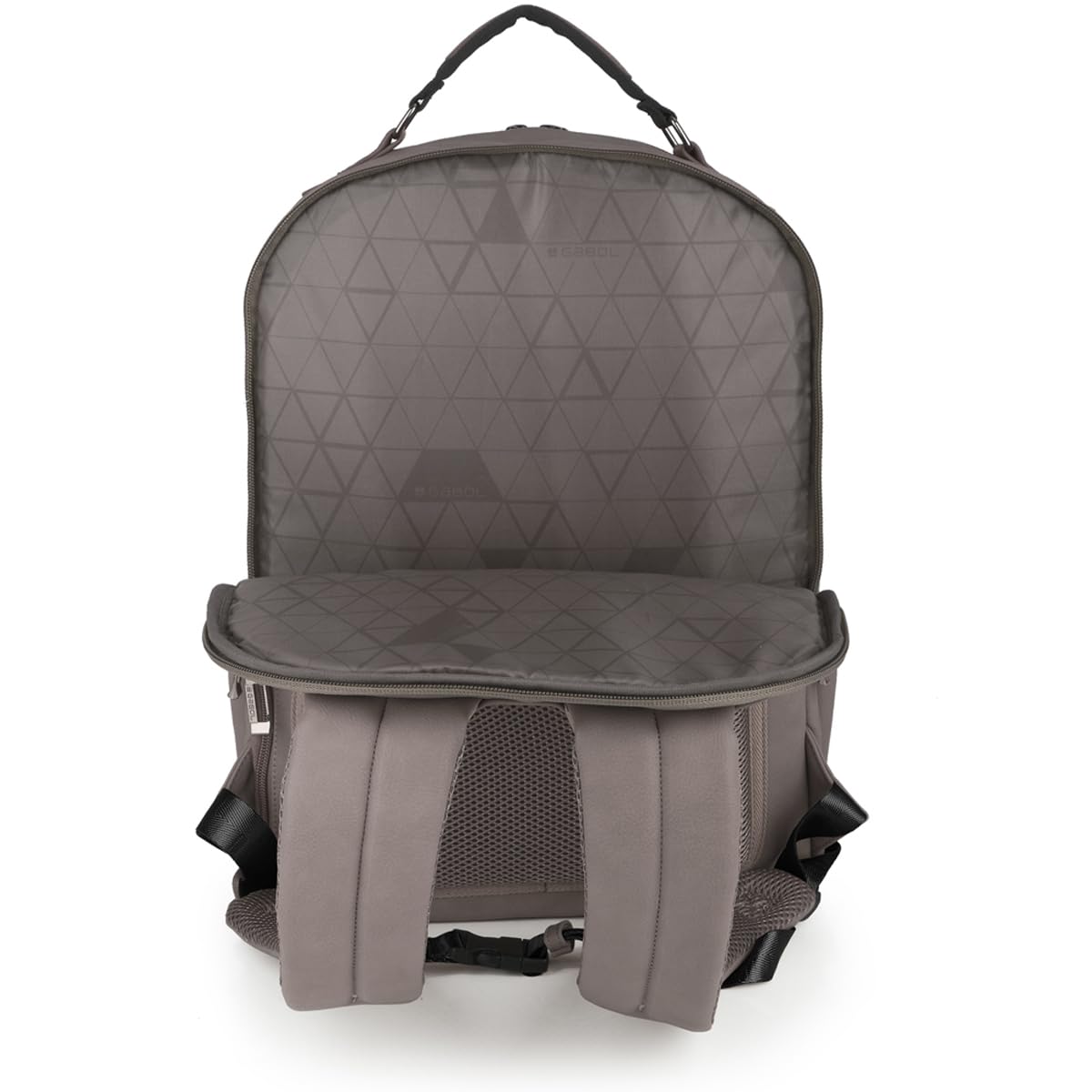 gabol-mochila-port-til-15-6-link-14l-piel-sint-tica-beige-con-acople-a-maleta image 5