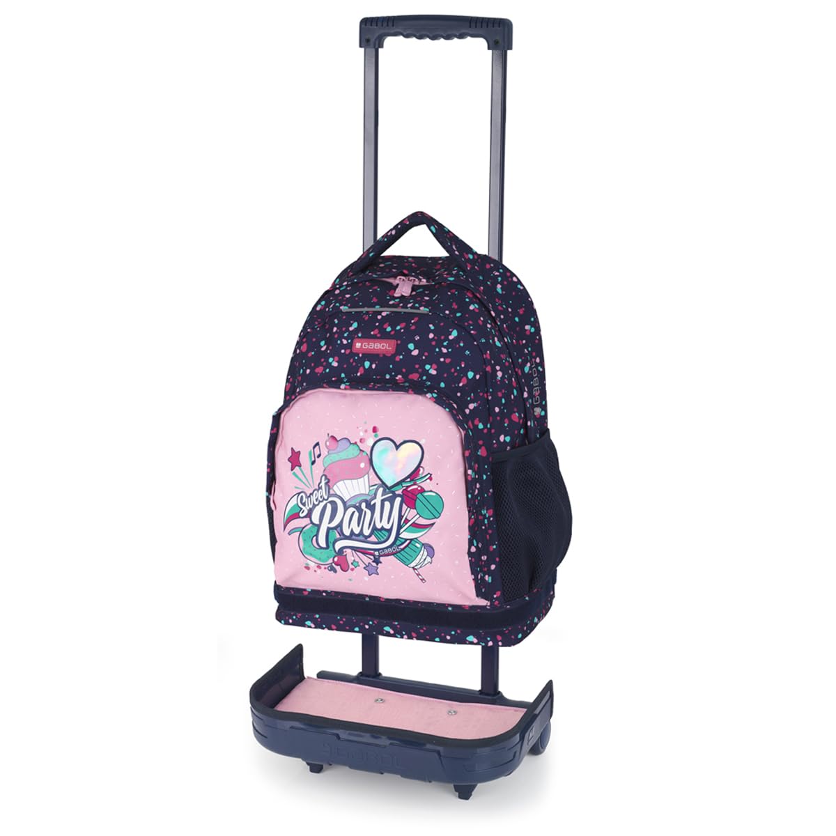 gabol-mochila-escolar-con-ruedas-desmontable-party-34x46x20-cm-azul-marino image 2