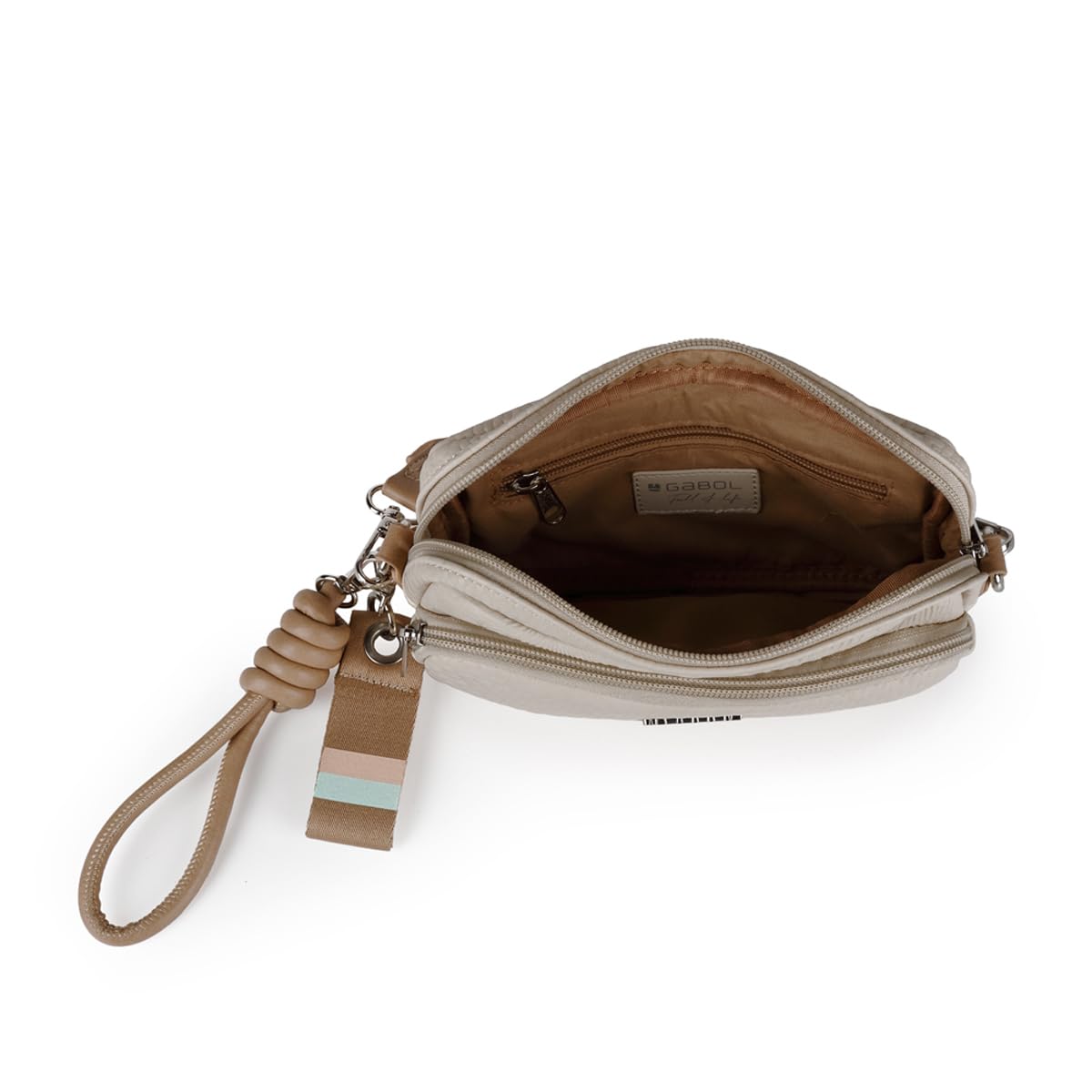 gabol-bolso-peque-o-muriel-de-piel-sint-tica-beige image 4