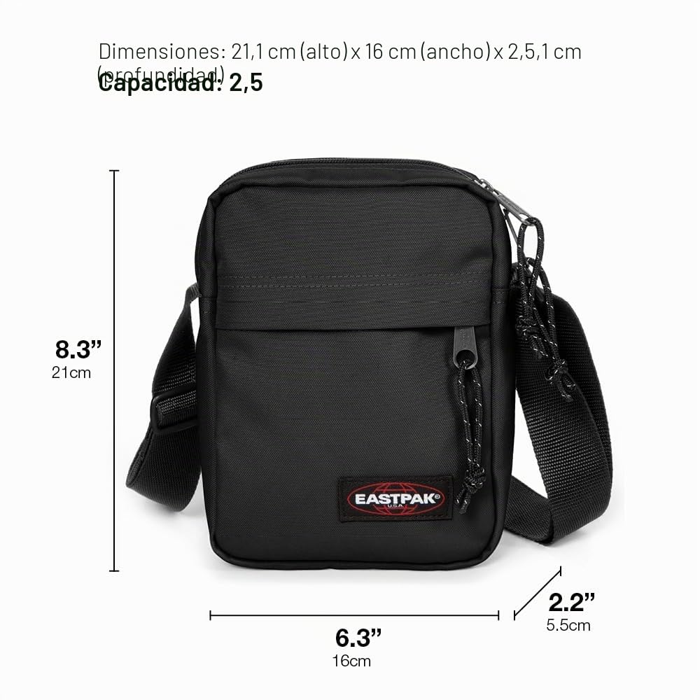 eastpak-the-one-bolsa-mensajero-2-5l-cl-sica-con-tracolla-regulable image 6