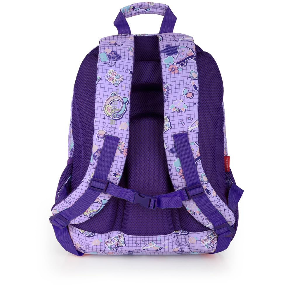 gabol-funny-mochila-escolar-3-compartimentos-15-6-lila image 3