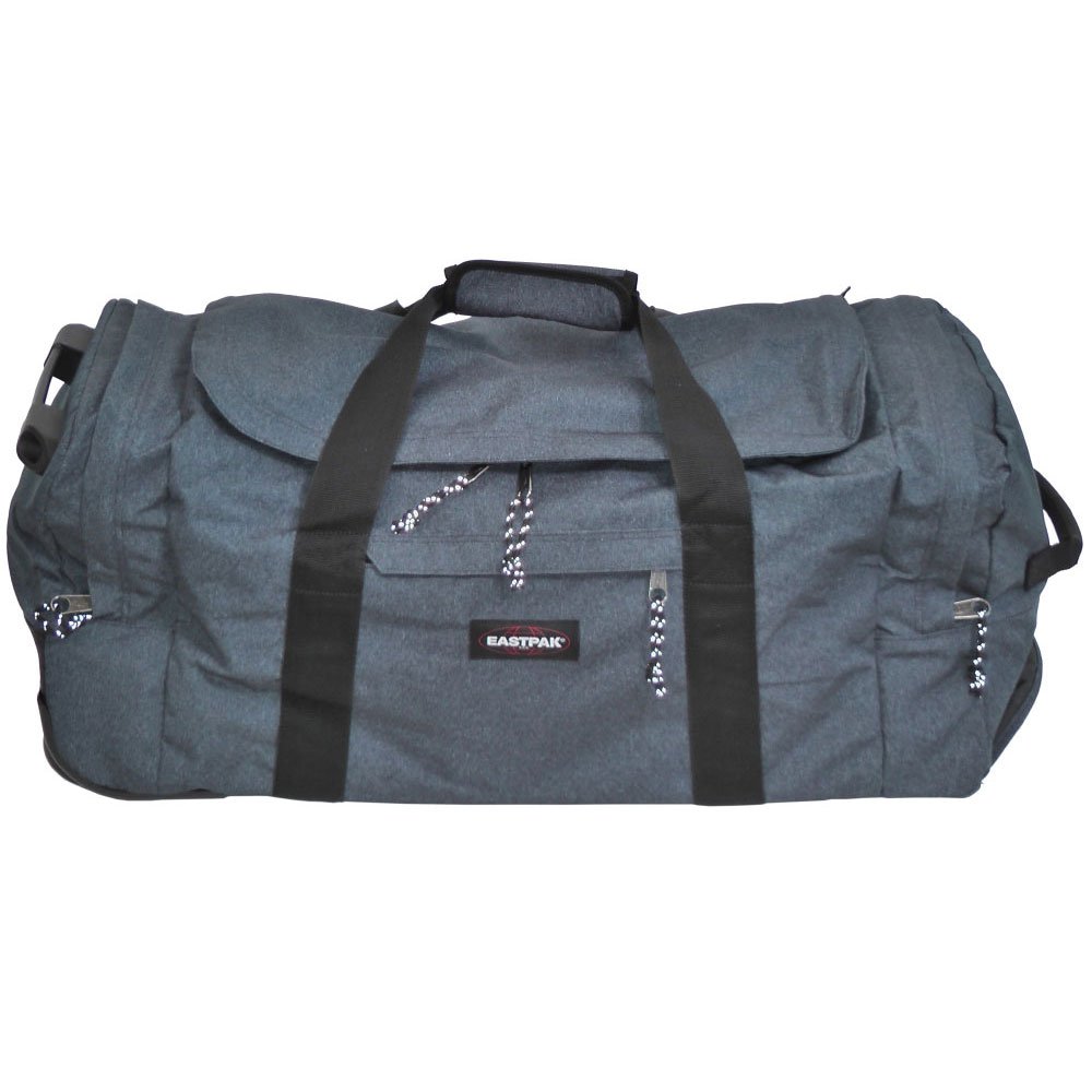 eastpak-leatherface-m-bolsa-de-viaje-con-ruedas-61l-negro-equipaje-de-cabina image 2