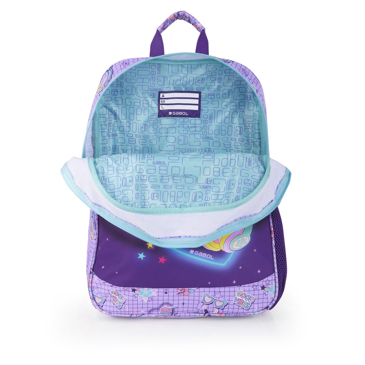 gabol-mochila-escolar-funny-adaptable-a-carro-30x40x12-cm-lila image 4