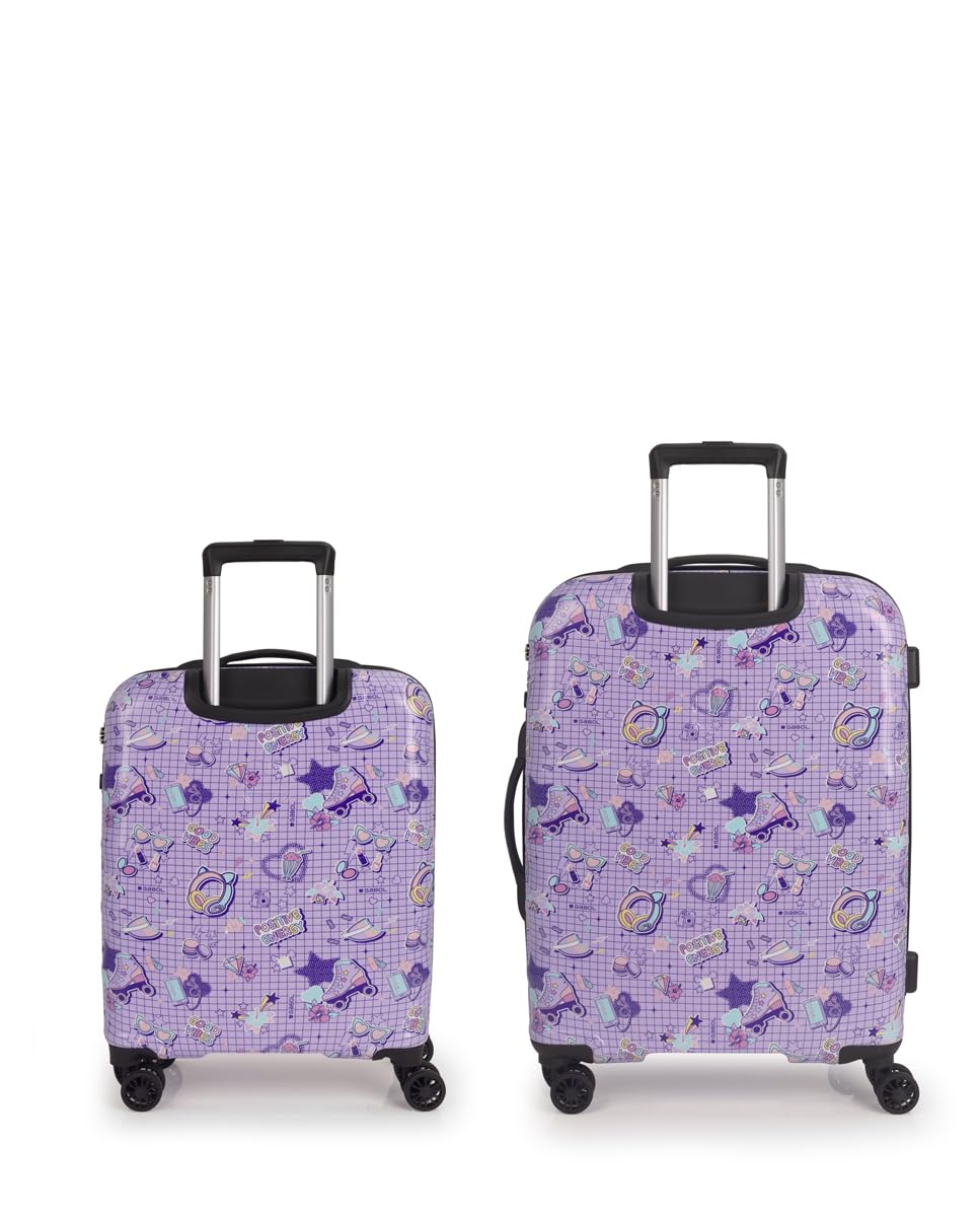gabol-set-de-maleta-cabina-y-mediana-funny-2-piezas-con-4-ruedas-dobles-y-cerrad image 3