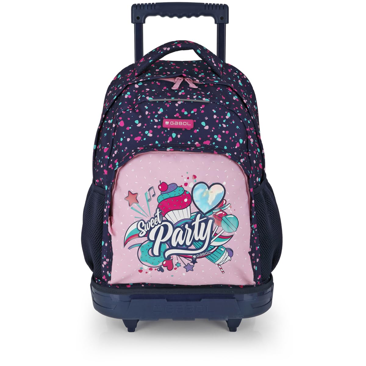 gabol-mochila-escolar-con-ruedas-desmontable-party-34x46x20-cm-azul-marino image 1